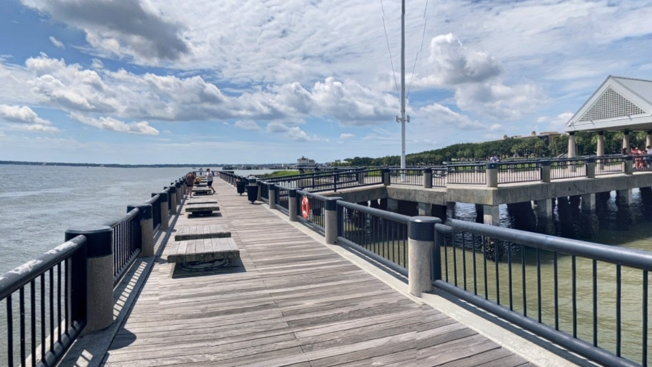 Pier at the Waterfront Park Pier Charleston, SC